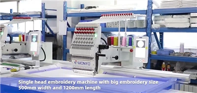 Pojedinačna mašinu za vez sa vezom Površina 500X1200mm